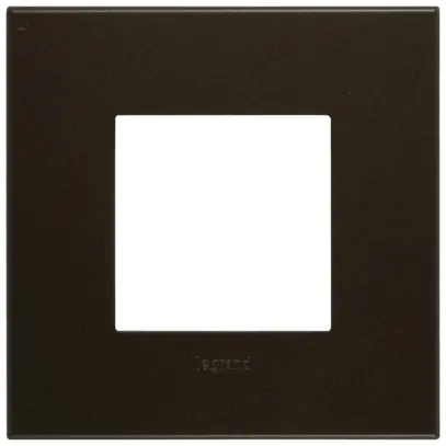 Cadre de recouvrement ATO 1×1 module, dark bronze 