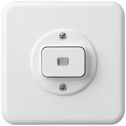 Interrupteur lumineux ENC basico 3/2 blanc 