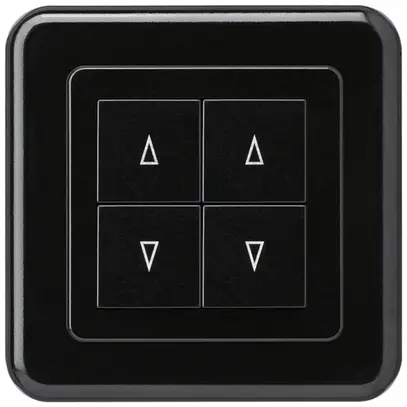 Poussoir double pour store ENC basico C noir 
