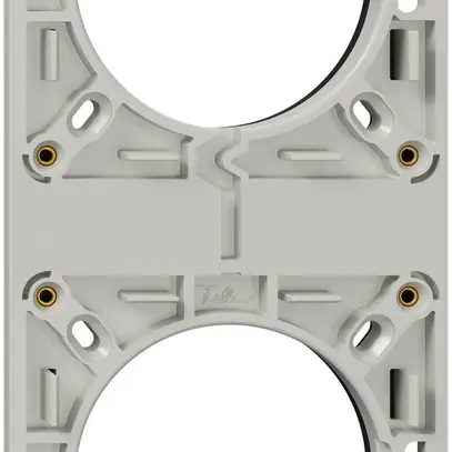 Telaio di montaggio NUP NEVO, 2×1, c.guarniz.gomma cellulare, 187×87mm, grc 
