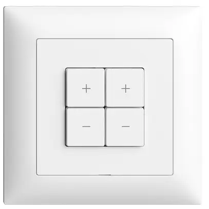 Commande pour variateur ENC 2c/4t Edue Wiser blanc 