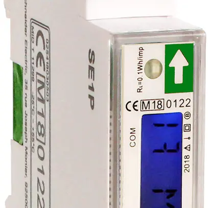 Contatore energia AMD Schneider Electric iEM2055 1P+N 45A Modbus 