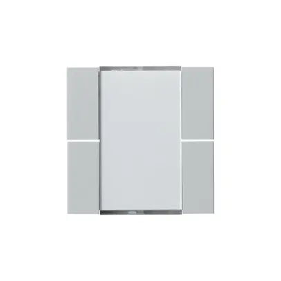 Kit frontal Hager kallysto 4×KNX gris clair 