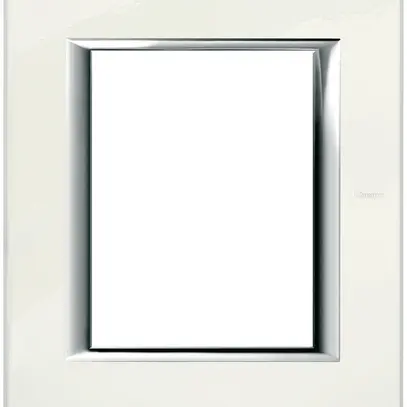 Abdeckrahmen Al weiss lack. Axolute 141.5×127mm 