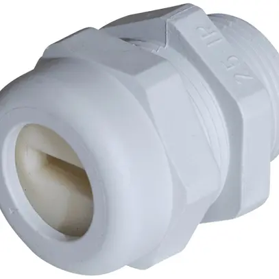 Pressacavo Plica FLAKA, M25 cavo 7×18mm arrotondati 11mm PA IP68 grigio chiaro 