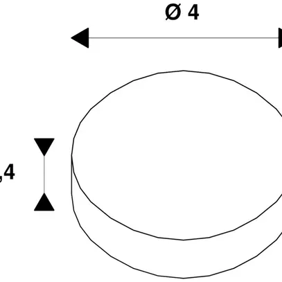 Zierring SLV GRIP M Aluminium Ø40×14mm Nickel 