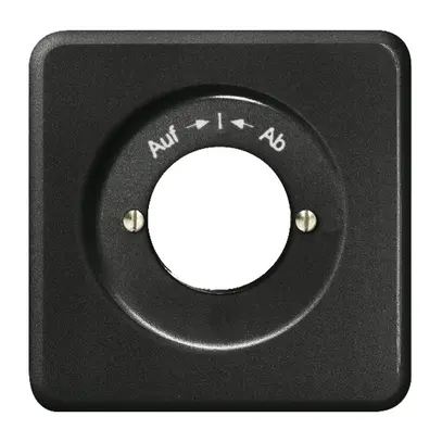 Kit frontale INC Auf-I-Ab nero per cont.rot.imp.a chiave 