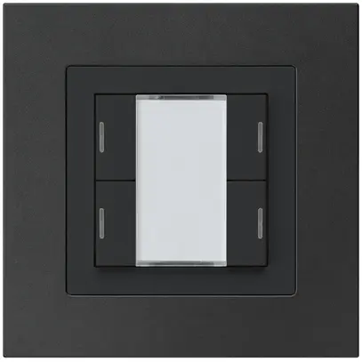 Tasto INC kallysto.pro KNX 4×LED RGB s/e-link nero 