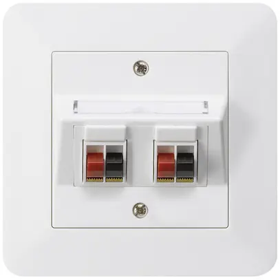 Presa INC audio kallysto.trend 2×bianco morsetto per 2 altoparlante 