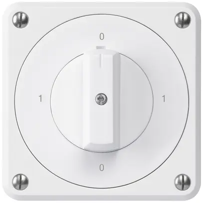Interrupteur rotatif ENC robusto IP55 S0/1P blanc pour combinaison 
