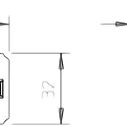 Pièce de fixation Bettermann pour échelle de câble A2 
