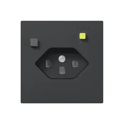 UP-FI-Steckdose SIDUS E T23 30mA, shutter, anthrazit 