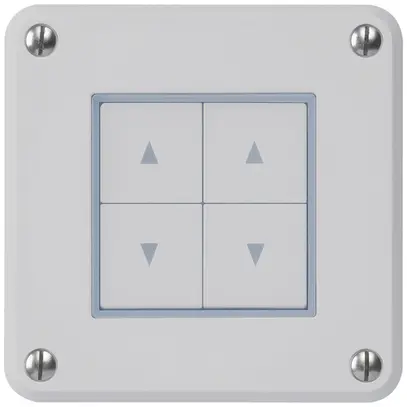 Interrupteur pour stores ENC robusto IP55 gris avec 4 touches de fonction combi 