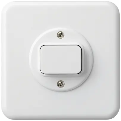 Interrupteur ENC basico 3/2L blanc 