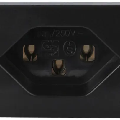 Presa INS Steffen FLF 3/5, 1×T23 16A, senza alogeno, nero 