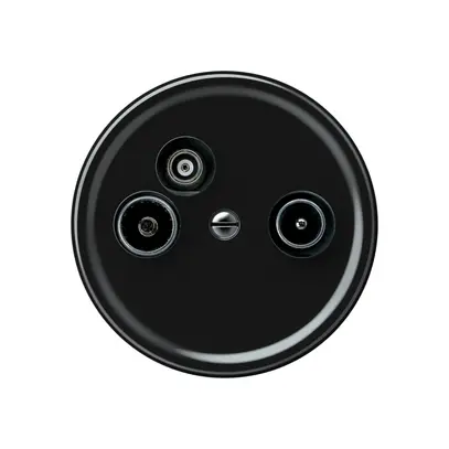Presa antenna TV-R-dati origin presa d’arrivo 4dB nero 
