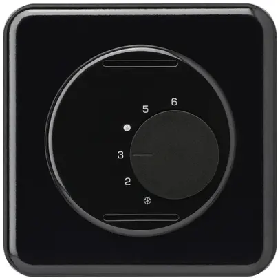 Termostato ambiente INC BASICO nero 24V 