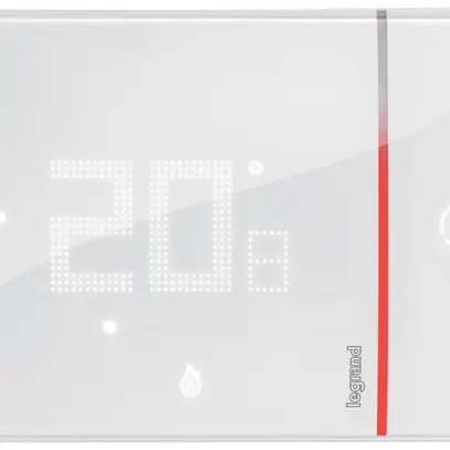 Thermostat d'ambiance ENC Legrand Smarther 2 WLAN blanc 