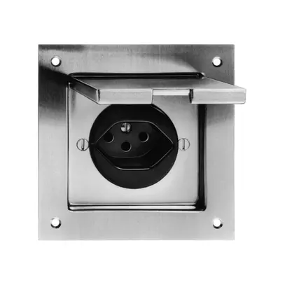 Presa INS FH PMK T13 grd.II nero ottone nichelato 