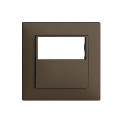 Set frontale EDIZIOdue F p.rilevatore di movimento pirios 180 R eco plus, coffee 