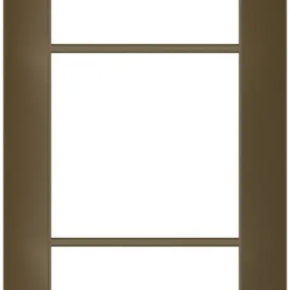 Telaio di copertura SIDUS 3×1 titanio 