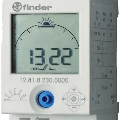 REG-Astroschaltuhr Finder 12.81, 1W 16A 230VAC NFC 2TE 