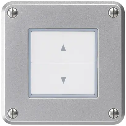 Pulsante per tapparelle INC robusto IP55 alluminio con 2 tasti di comando combi 