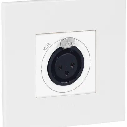 Prise XLR ENC ATO blanc 3L femelle grd.I 