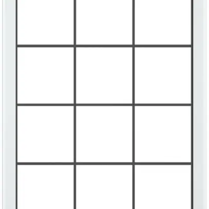 Abdeckrahmen SIDUS 4×3 weiss 