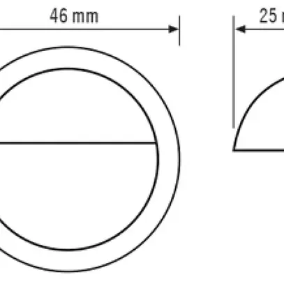 Couverture ESYLUX IP20 STANDARDdue, blanc 