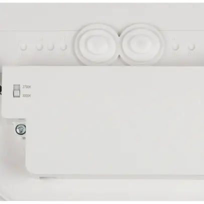 Plafonnier/applique LED SLV DECONA 30 18W 1600lm 927/930 IP44 VAR Ø300 blanc 