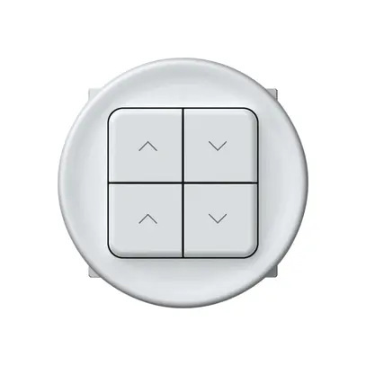 Jalousieaktor KNX origin 4×Tasten weiss 
