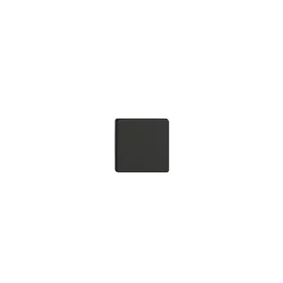 Poussoir 1/4 ENC Edue Wiser sans symbole noir 