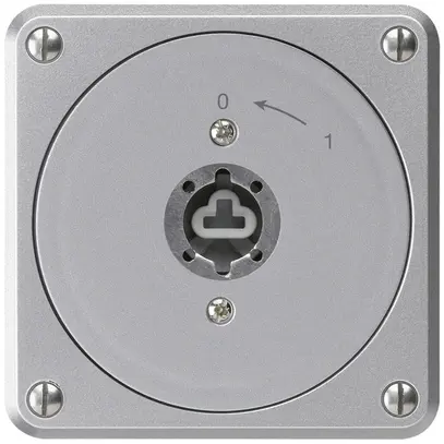 Contact pivotant à clé ENC robusto aluminium sans clapet sans cylindre 1P combi 