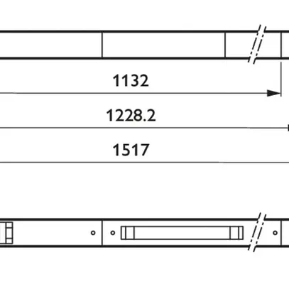 LED-Leuchteinsatz Philips Maxos fusion Panel NB 50W 8000lm 4000K 1517mm 