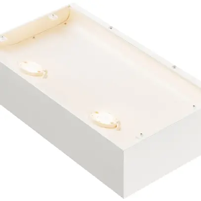 Lampada a muro LED SLV SHELL 30 WL 54W 5600lm 3000K 120° 286×70×160mm bianco 