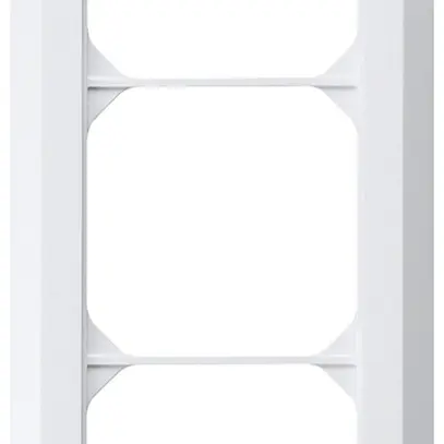 Telaio di copertura INC kallysto.line 3×1 bianco 92×212mm 