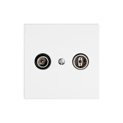 Presa antenna TV-R EDIZIO.liv SNAPFIX® presa di passaggio 11dB bi 