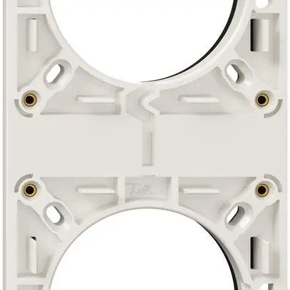 Intestazione NUP Feller NEVO, 1×2, per apparecchi N.CO, bianco 