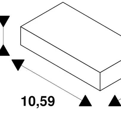 Décharge de traction SLV borne 5 pôles 105.9×56.4×21mm en matière synthétique bc 