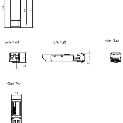 Transceiver SFP Siemens SCALANCE X SFP992-1 MM 1×1000Mbit/s LC 