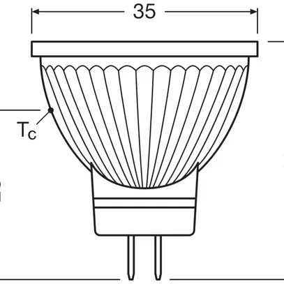 Lampada LED LEDVANCE GU4 12V 1.8W 184lm 2700K Ø35×38mm MR11 chiaro 36° 