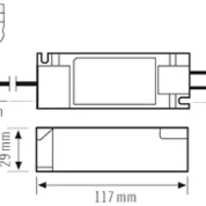 Convertitore LED ESYLUX DRIVER SET 30W 700mA RJ45 WIELAND GST DALI-2 DT8 