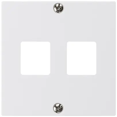 Kit frontal ENC HMS kallysto A pour 2 modules blanc 