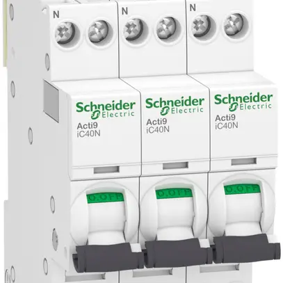 Dispositivo di protezione da sovracorrente Schneider Electric iC40 20A (D) 6kA 