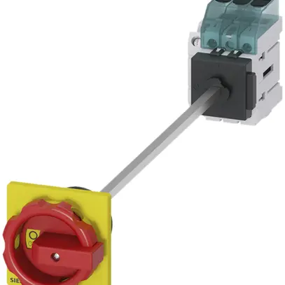 Sezionatore di carico Siemens SENTRON 3LD3 pavimento 63A 3L+1Ch/1R 66×66mm ro/gi 