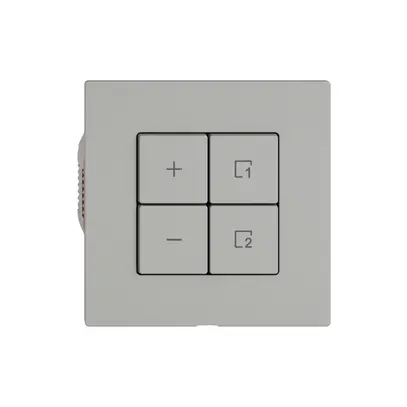 Regolatore Uni-LED EDIZIO.liv Wiser SNAPFIX® 1 scena 4 tasti grc 
