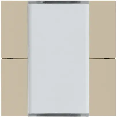 Kit frontale Hager kallysto 4×KNX systemlink/easylink beige 