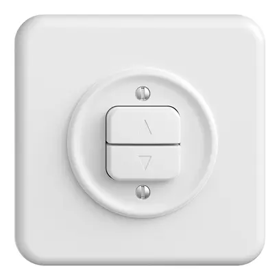 Interrupteur pour stores ENC STANDARDdue QMI blanc 1 canal 