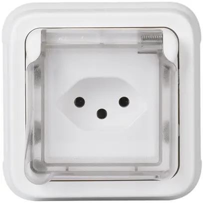 Prise ENC PLEXO type 13 blanc 